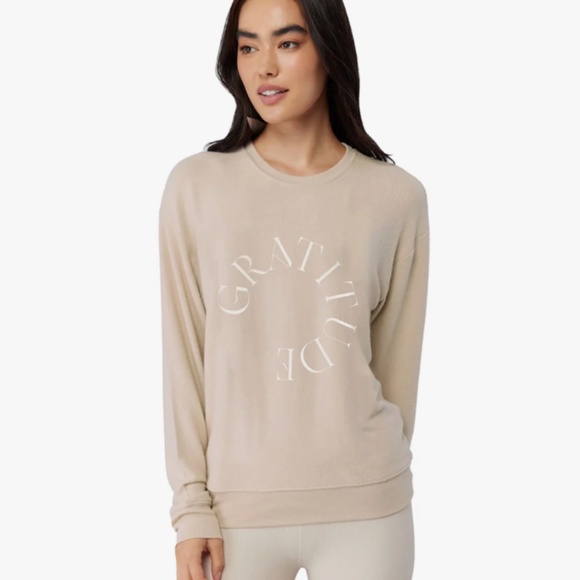 Tops - NWT Spiritual Gangster Gratitude Relaxed Savasana Long Sleeve Medium